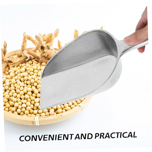 HANABASS Heavy Duty Food Scoop Retro Grain Shovel Aluminium Scoop Livestock Fodder Bulk