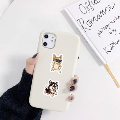 1000 Pcs Dogs Stickers Bulk 2 Roll 1 Inch,Funny Puppy Pet Stickers for Boys Girls.Cute Animal Sticker Pack for Book Water Bottles Laptop - color: Cute Dog