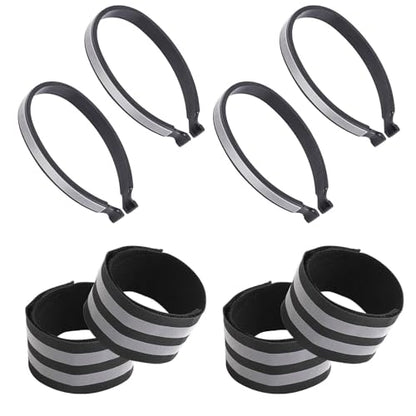 Light Weight Reflective Trouser Pant Clip Pant Leg Cuff Clip Cycling Trouser Wrap Bicycles Accessories - color: Styles B