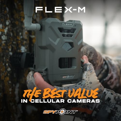 SPYPOINT Flex-M and SD Card Pack with LIT22 - Cellular Trail Cameras | Best Value in Hunting Accessories |No WiFi Needed & GPS-Enabled |Hunting Night Vision | IP65 Waterproof - color: Ultimate Pack- SD + LIT22, size: Pack of 1