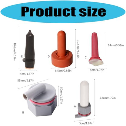 Calf Feeding Fixed Base Milk Bucket Nipple Soft Rubber Teats Bottle Accessory Cattle Supplies - color: AF086