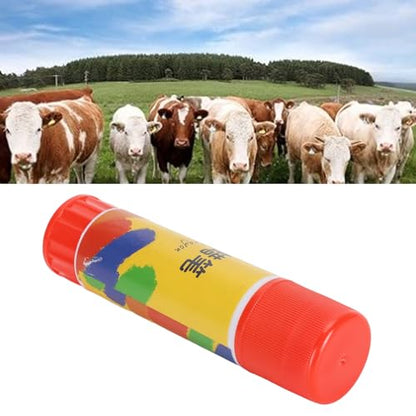 Livestock Marker Farm Marking Crayon Animal Identification Stick Premium ABS Wax Material Safe for Pig Sheep Cow Cattle (Red) - color: Red
