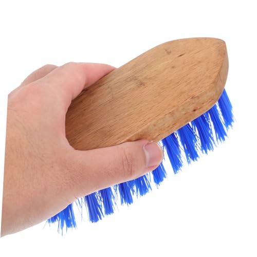 Generic Horse Hair Grooming Brush for Cattle and Horses Hard Bristle Body Brush Easy to Clean Comfortable Grip for Livestock Coat
