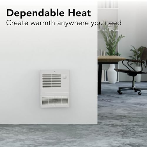 Broan-NuTone 9810WH High Capacity Wall Heater, White Grille, 1000-Watts, 120/240V - style: 1000W