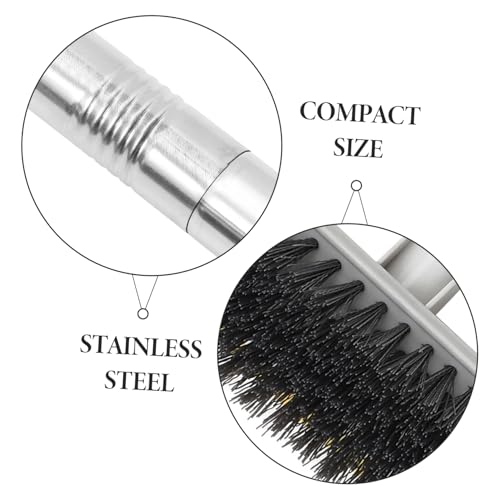 KICHOUSE Long Handle Stiff Scrubbing Brush Heavy Duty Broom for Indoor Cleaning for Bathroom Kitchen and Outdoor Use Hard Bristles for Stubborn Stains and Versatile Cleaning Tasks