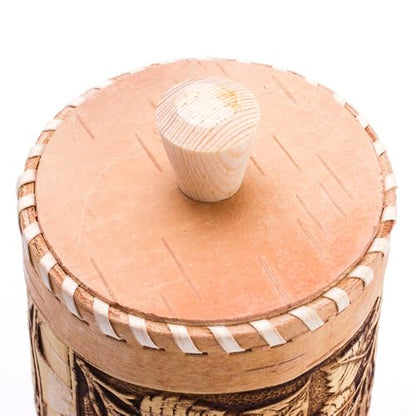 STP GOODS Birch Bark Container, Storage container, Kitchen Container Money to the House Birch Bark (Twigs) - color: Twigs
