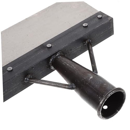 Multi-Functional Poultry Dung Shovel for Farm Use Heavy-Duty Metal Excrement Cleaner Long Handle for Chicken Duck and Pig Farms