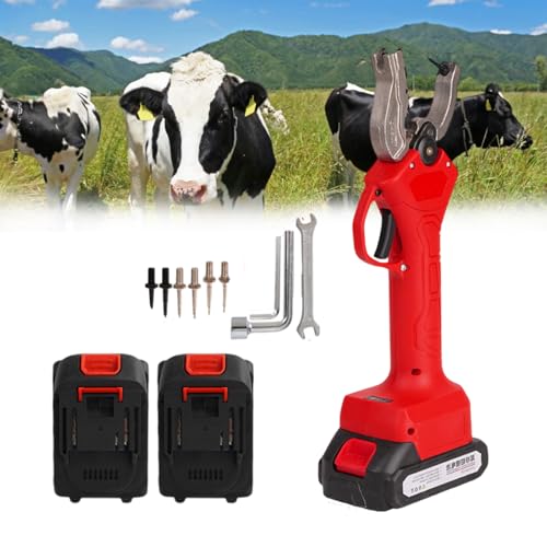 Electric Ear Tag Applicator, Cordless Animal Tagger for Rapid Marking of Pigs, Cattle and Sheep,A - size: A