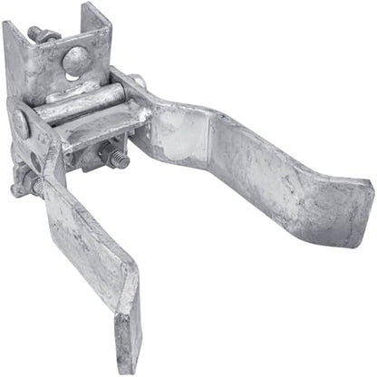 Commercial Single GATE Strong Arm Latch for 4" Fence Post - and 1-5/8" Thru 2" Chain Link or Round Pipe Gate Frames - CASE Qty 2 - size: 4" Single Gate - Case