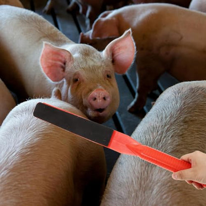 GANAZONO Livestock Paddle Pig Board Sheep Forcing Tool 19.68 in Ergonomic Handle Pasture Board for Gentle Animal Guidance Lightweight Farm Handling Supply
