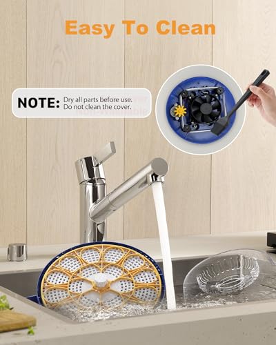 18 Chicken Egg Incubators for Hatching Eggs: Egg Incubator with Automatic Egg Turning and Humidity Control - Egg Candler - Temperature & Humidity Display - Used to Hatch Quail, Chicken, Duck and Goose