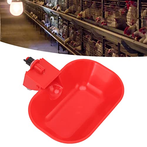 Chicken Water Cup, 6 PCS Chicken Water Feeder Automatic Chicken Waterer Cup Poultry Drinking Watering Cup for Chicken Duck Turkey Bunny