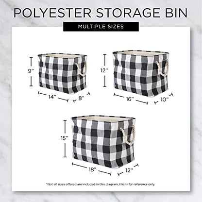 Bone Dry Pet Storage Collection Striped Paw Patch Bin, Small Rectangle, Navy - color: Navy, size: Small Rectangle