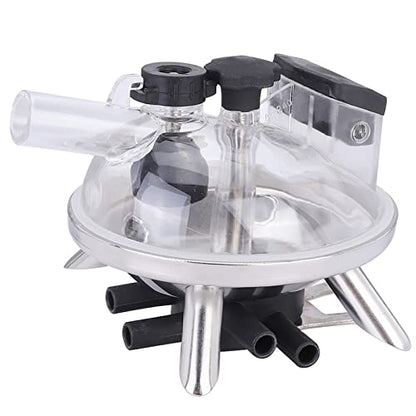 240cc Milking Claw | Food Grade PC & Stainless Steel Milk Collector for Cows/Sheep | Adjustable Pressure Valve, Easy - Hang Design | Milking Machine Accessory