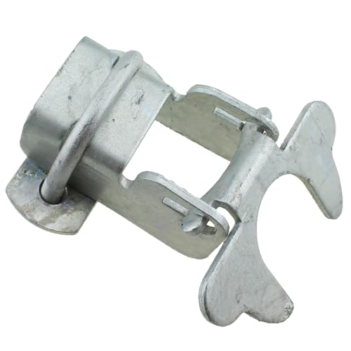 TAODAN Galvanized Steel Kennel Butterfly Gate Latch 1-3/8 Inch Chain Link Fence Accessories Pet Air Box Panel Frame Clasp