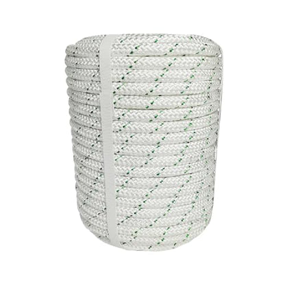 3/8 inch Arborist Bull Rope 4800Lbs Breaking Strength 200 Feet New Braided Polyester Rope - color: White, size: 3/8" 200ft