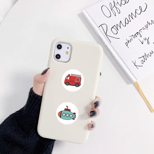 1000 Pcs Truck Stickers Bulk.Car Stickers for Boys Girls Mens.2 Roll 1 Inch Construction Pack Sticker Water Bottles Phone Case Laptop Book - color: Truck Car