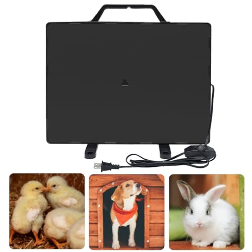 PINNKL Chicken Coop Heater, Chicken Coop Heater for Winter, 160W Radiant Heat Panel Energy Efficient Safe Design Warmer for Chicken Coop Chick Kitten Puppy Pets