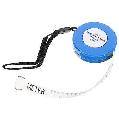 POPETPOP Animal Weight Tape Measure for Livestock Design High Accuracy Body Girth Measuring Tool for Pigs Cattle Goats Portable Farm Supply Tape