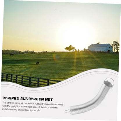 BESPORTBLE Electric Fence Spring Gate Kit Tension Spring for Livestock Fence Durable Stainless Steel Replacement Part for Closure and Easy Installation