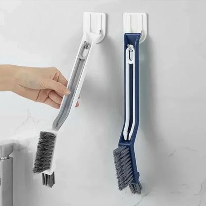 Professional Long Handle Scrub Brush with Hard Bristles for Tile Grout, Bathtub, Sink, Floor & Ceramic Surfaces Cleaning