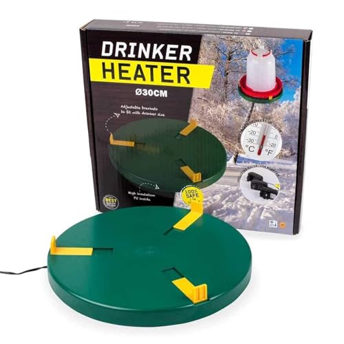 My Favorite Chicken Heated Poultry Waterer Base – 28W Electric Chicken Water Heater for Winter, Freeze-Proof to -20°F, Adjustable Heated Waterer Base for Chicken Waterers & Founts