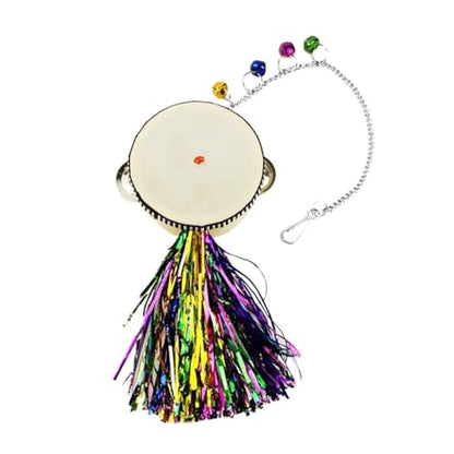 Happyyami Stainless Steel Double-Sided Mirror Drum Toy for Chickens Engaging Hen Rooster Activity to Promote Curiosity Exercise and Healthy Growth