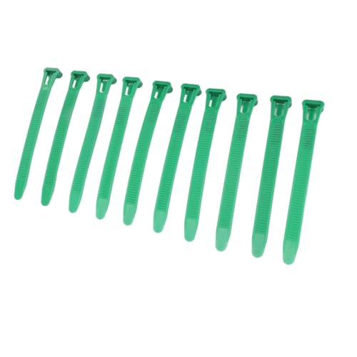 SUNGOOYUE Chicken Leg Bands, Plastic Poultry Identification Rings with Adjustable fadeless Numbered Engraving, for Duck Goose Chicken Management (Green) - color: Green