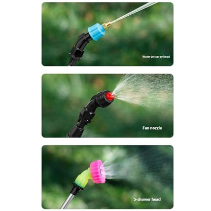 Electric Sprayer | Backpack Can Rechargeable - Battery Power Sprayer with Adjustable Shoulder Strap,for Farm Lawn Yard Backyard Agriculture Plant Outdoor Home - color: 9L sky blue