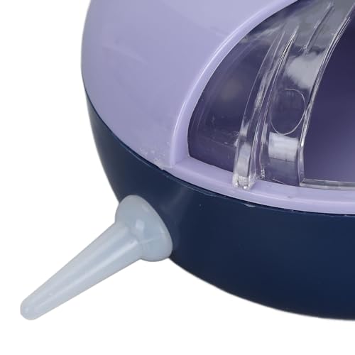 FILFEEL Pet Nursing Bottle with 5 Nipples and Lid, Silicone Puppy Kitten Milk Feeder Bowl, Choking Prevention Breastfeeding Device for Newborn Dogs Cats Small Animals, - color: Purple
