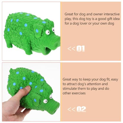 Ipetboom Dog Chewing Toy for Dogs Multi-Purpose Molar Plaything Cartoon Pig Design Easy to Clean Great for Chewing and Training