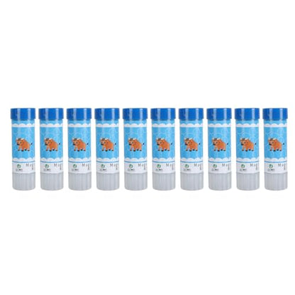 10pcs Livestock Marker Crayon, Pig Marking Crayon Set, Long Lasting Animal Marker Crayon with Lipstick Style Rotation for Pigs Sheep Cattle, Safe Water Soluble Wax (Blue) - color: Blue