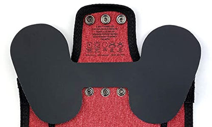 DOWN UNDER OUTDOORS Medium-Large Chicken Saddle with Adjustable Straps, Chicken Apron, Poultry Saver, Pet Supplies, Including Shoulder Cover (Burgundy) - color: Burgundy
