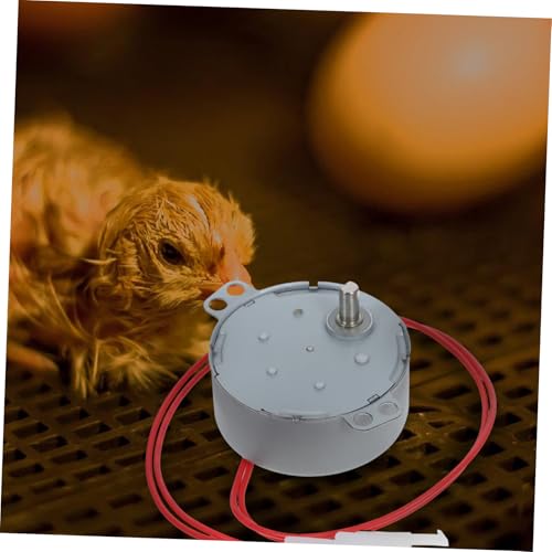 Happyyami Incubator Motor Egg Turner for Chicken and Poultry Durable Electric Rotator Convenient Motor Accessory for Egg Hatching Standard Incubators
