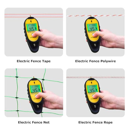 Electric Fence Tester and Fault Finder, 15KV Digital Electric Fence Voltage Tester 200V‑15000V