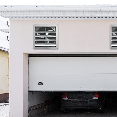 VEVOR Shutter Exhaust Fan, 16'' with Various Speeds, AC-motor, 2000 CFM, Wall Mount Attic Fan, Ventilation and Cooling for Greenhouses, Garages, Sheds, FCC - size: 16 Inch