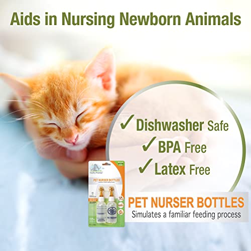 Four Paws Pet Nursing Feeding Bottle for Kittens & Puppies, 2 oz. - color: Clear, size: 1 Count (Pack of 1)