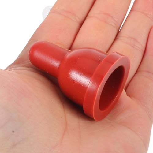 BESPORTBLE 6pcs Soft Rubber Goat Nursing Nipples for Small Animal Feeding, Lamb and Piglet Milk Drink Pacifiers, Small Size Livestock Feeding Supplies for Farm Use