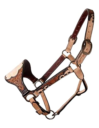 Professional's Choice Prarie Roughout with Overlay Leather Bronc Halter