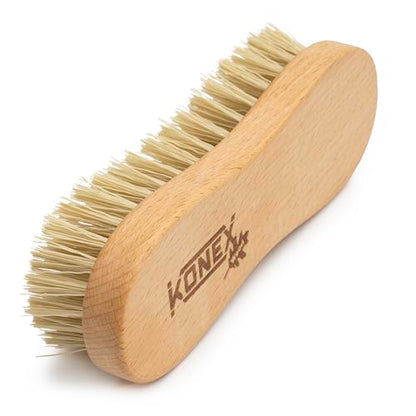 Konex Heavy-Duty Peanut-Shaped Brush 2-Pack, Durable and Long-Lasting Design for Tough Surfaces, Home and Industrial Use