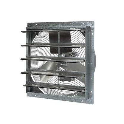 TPI Corporation CE20-DS Direct Drive Exhaust Fan – 120 Volt, 20 Inch Shuttered Industrial Fan. Workshop Ventilation Fans
