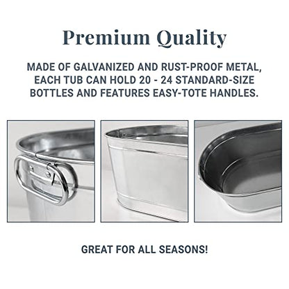 Let's Make Memories Personalized Create Your Own Beverage Tub w/Stand - Custom Beverage Tub - Unique Entertaining Essential - 5.5 Gallons - color: 2 Line Message, size: With Stand