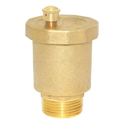 Beduan Brass 10500-VE Automatic Float Valve, 3/8" Male Thread Air Release Valve Air Bleeder Valve Vent Valve - size: 3/8" Male