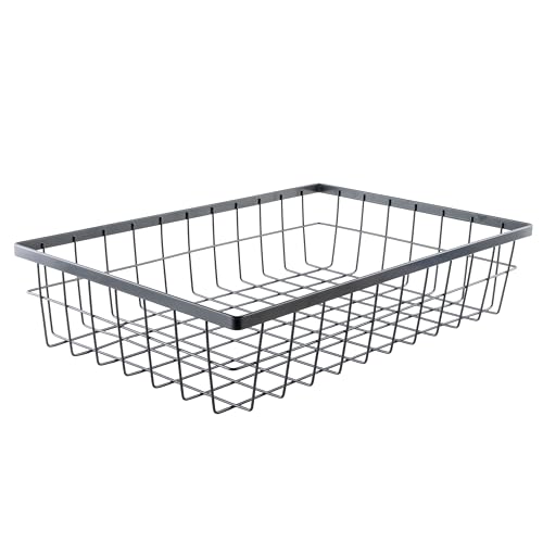 G.E.T. WB-1814-MG Urban Renewal 17.75" x 11.25" Wire Basket, 4" Tall, Metal - size: 17.75" x 11.25", style: 4" Deep