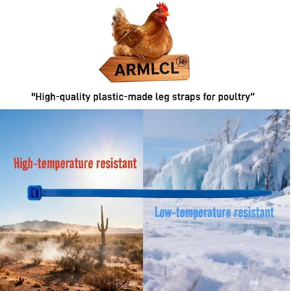Vibrant 480Pcs Chick Chicken Leg Bands - Easily Identify Your Poultry with Colorful Leg Bands -Durable and Bright Colors Long-Lasting Visibility - Perfect for Chicken, Duck, and Goose Owners