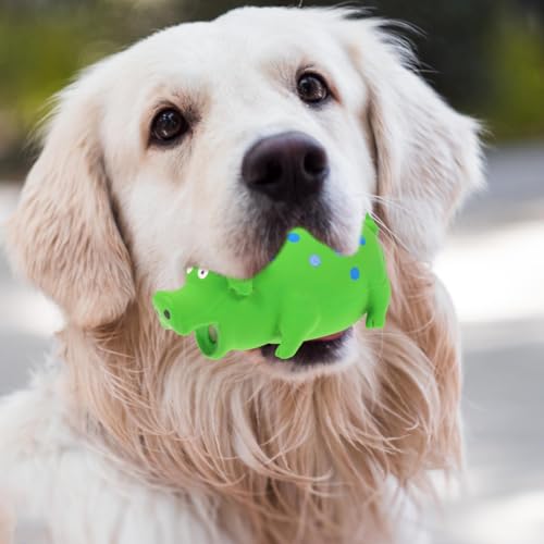 balacoo Dog Chew Toy with Grunting Sound Interactive Pig Molar Plaything Bite Resistant Pet Chew Toy for Dental Health Training 7.08X3.54X1.57In