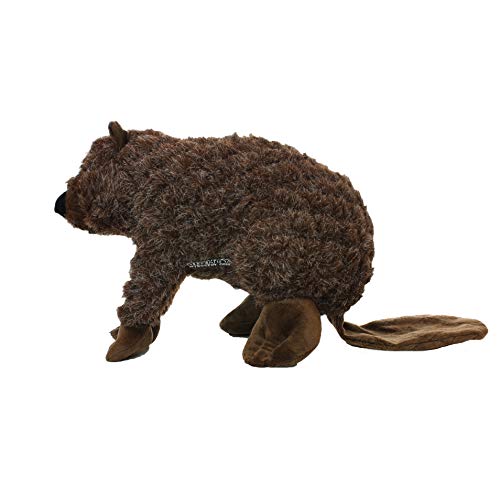 MIGHTY® 2 Pack Massive Beaver Ultra Plush Dog Toys | Multiple Layers & Reinforced Seams , Washable and Floats , Mighty® Construction - color: 2PK Brown Beaver
