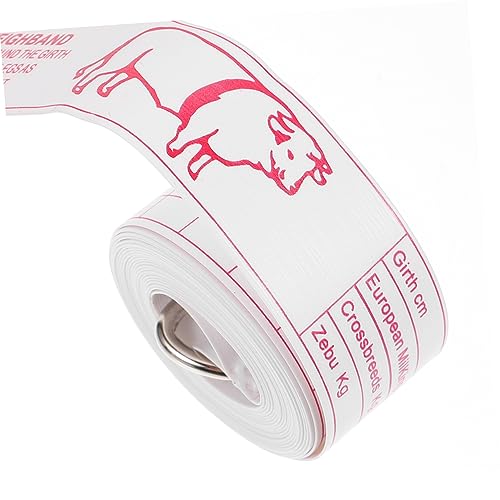 Toddmomy Measuring Tape for Horse and Livestock Cattle Pig Weight Tape Measure Portable Lightweight Easy to Use and Store