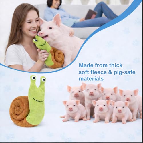 Mini Pigs Snuffle Toy for Interactive Foraging Rooting Enrichment Toy Play Slow Feeding Enrichment Toys for Cat Dogs Ferret (2)