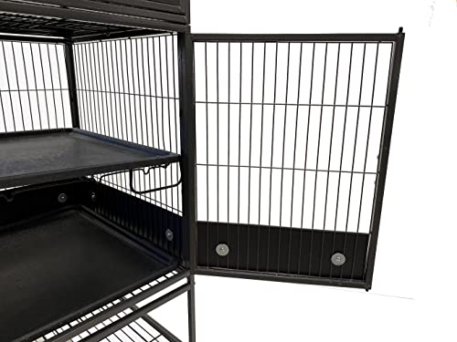 Scatter Guards for Ferret Nation Critter Nation Cage (Single, Black) - size: Single